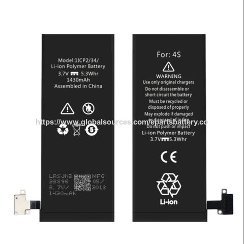 Buy Wholesale China Smartphone Apple Battery For Iphone 4s 1430mah ...