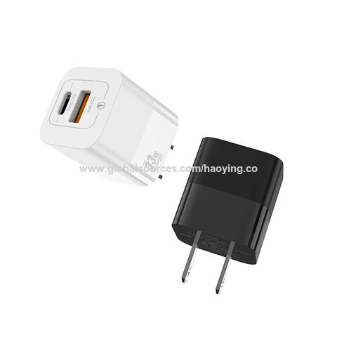 Compre 33w Gan Pd Cargador Usb C Gan Cargador Mini 33w Pd Carga Rápida  Puertos Duales Cargador De Viaje Para Iphone / Android Series y Cargador De  33w de China por 3.2