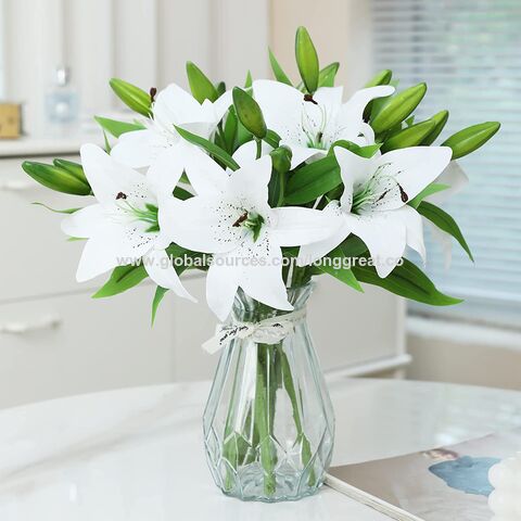 Buy Wholesale China 8 Pcs Artificial Tiger Lily Real Touch Lily Easter ...