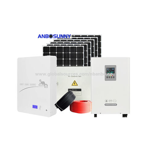 Panneaux solaires 5000W 10000W Système 5kVA 10kVA Mini système solaire complet pour la maison Prix hors réseau 5 kilowatts 10 kilowatts