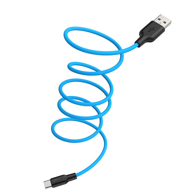 كابل بيانات شحن USB إلى Type-C OEM مخصص من الشركة المصنعة، 1 متر / 2 متر، جديلة سيليكون، تيار 2.4 أمبير