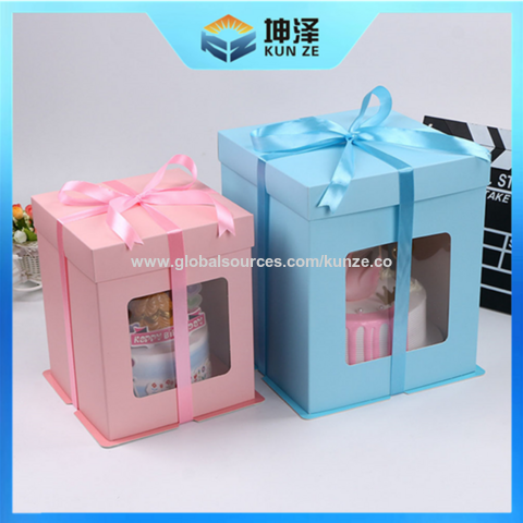 Buy Wholesale China Corrugated Cake Box, Custom Folding Corrugated Mailer  Packaging Kraft Shipping Paper Box For Cake & Corrugated Paper Cake Box at  USD 0.44