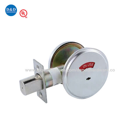 Top Quality Factory Public Bathroom Thumb Turn Locks Toilet Wc Hotel  Hardware Accessories Red Green Sign
