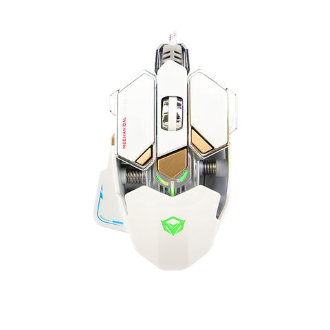 Meetion Mt-m990 White With Locking Dpi Function 10 Buttons Programmable ...