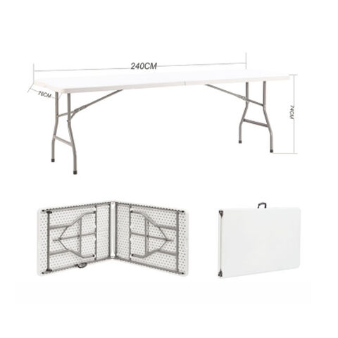 Buy Wholesale China Custom Plastic Folding Table Hdpe Folding   Outdoor Table 