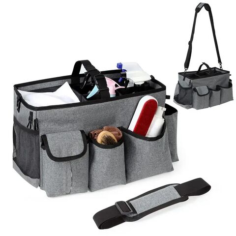 New Large Wearable Cleaning Caddy Bag With 4 Foldable Dividers