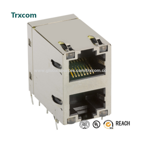 RJ45 Female Connector With Isolation Transformer 10/100base-TX For Wifi  Router