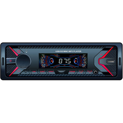 Lecteur MP3 de Voiture 1Din avec Écran LCD, Bluetooth Intégré, Radio FM, Support Télécommande avec Lecture USB/SD/AUX-in, Audio Stéréo de Voiture for sale at factory direct price