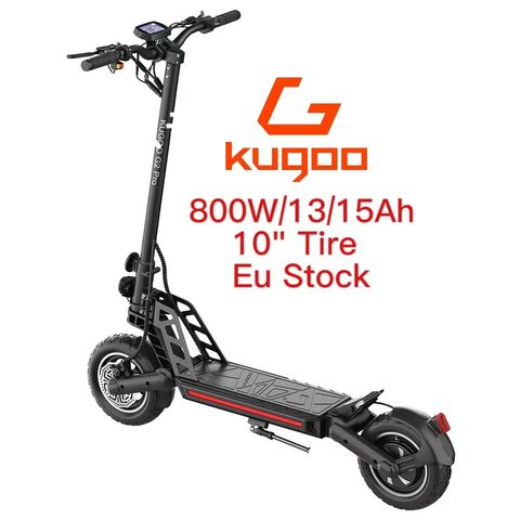 Buy Wholesale China Eu Stock Kugoo G2 Pro 10" Tire Electric Scooter Adults Max Speed 45km/h Dual Suspension Electric 800w & Electric Scooter at USD 389 | Global Sources