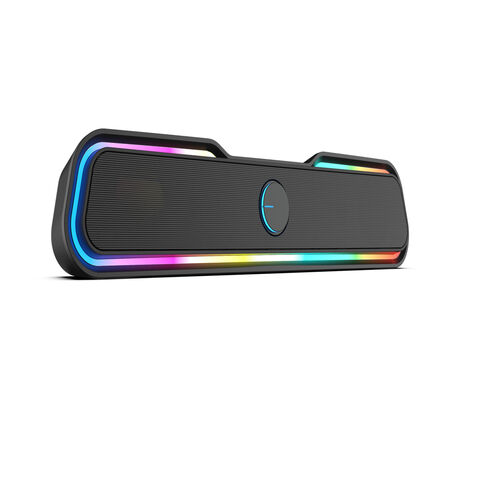 Buy Wholesale China Soundbar Speaker With Rgb Cool Lights Home Theater ...