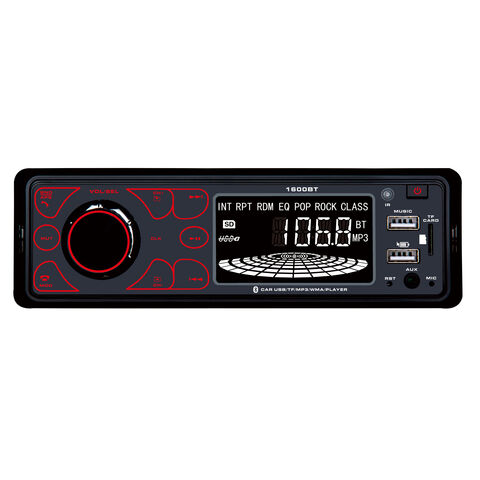 Nouveau Design Un Din Lecteur MP3 Voiture Écran Tactile Complet FM Aux Entrée Récepteur USB