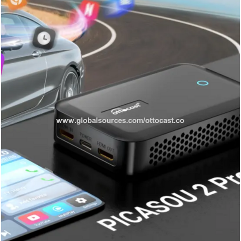 Ottocast Wireless Android Auto Carplay AI Box Multimedia Video Playback  Play2Video All-in-one Car Dongle Adapter