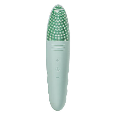 Mini Portable IPX7 Waterproof Food Grade Silicone Facial Cleansing Brush Mini Handheld Face Cleaning Brush Device for sale at factory direct price