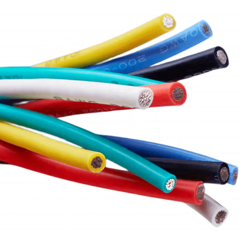 1M Sq 0.3 0.5 0.75 1 1.5 2 2.5 4 6mm Soft Silicone Rubber Cable 2 3 4 6  Cores Insulated Flexible Copper High Temperature Wire