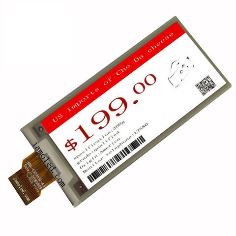 Epaper Price Buy Wholesale China 2.9 Inch E-paper, Resolution 128*296, Dot-matrix E ...