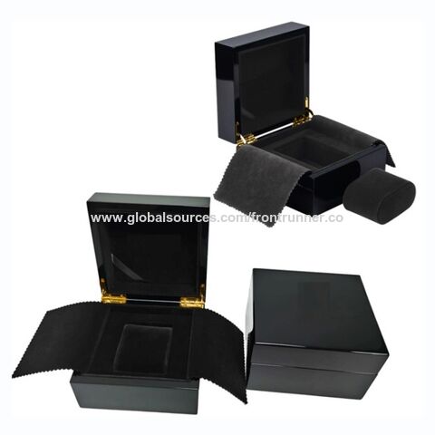 Large Wooden Box With Hinged Lid Wooden Keepsake Boxes for Home Wood Storage  Box With Lid Oak Box With Black Finish Decorative Boxes -  Singapore