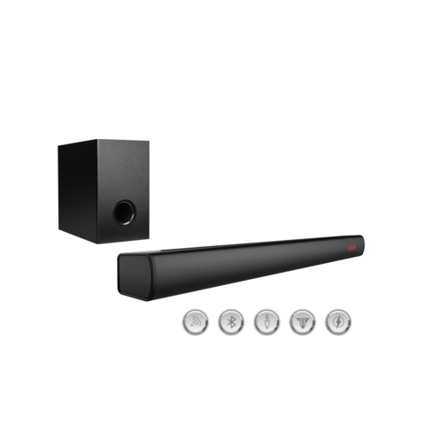 High bass best sale sound bar