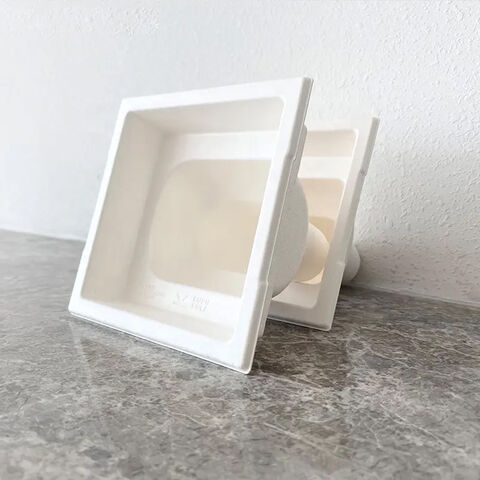 Caixas de Papel Bagasse Biodegradáveis Compostáveis de Celulose Moldada Ecológicas com Logotipo Personalizado e Outros Produtos de Embalagem for sale at factory direct price
