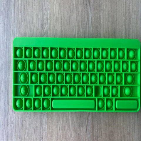 rainbow keyboard pop it