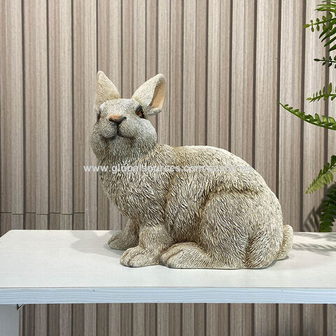 Large White Ceramic Rabbit Sculpture, Cute Rabbit Ornament, Home Decor,  Office, Living Room, Wedding, Porcelain Animal Figurines - AliExpress