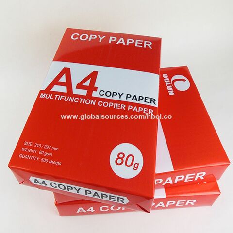 Buy Wholesale China White Color A4 Printing Paper Copy Paper From ...