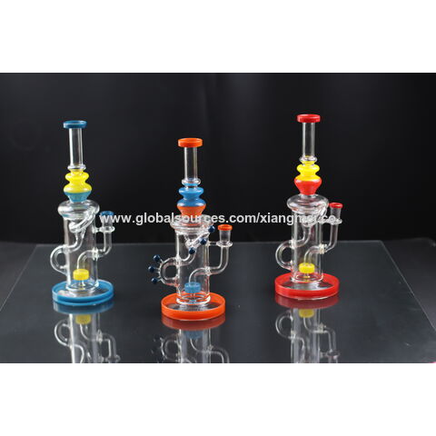 Buy Metier Bongs 8 inch Bend Mini Glass Hookah Bong Smoking Pipe (19 cm,  Clear). - Lowest price in India