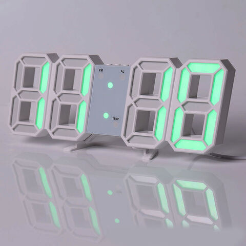 Kaufen Sie China Großhandels-Wh Grünes Licht 3d Led Digitaluhr