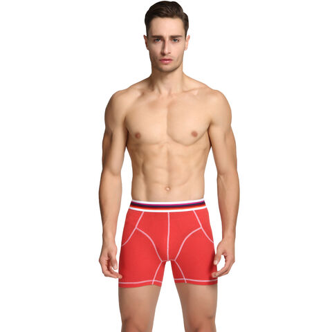 Compre Calzoncillos Boxer De Longitud Media De Algod n Para Hombre