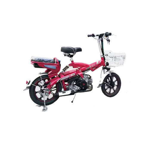 Nouveau cyclomoteur/moto scooter 48cc 4 temps à essence avec cadre en acier et pédales