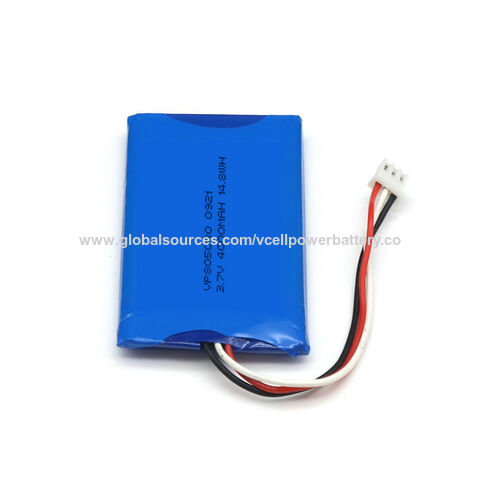 Lithium Ion Polymer Battery with Short Cable - 3.7V 420mAh