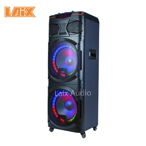 Haute puissance 12 pouces 150W sans fil LED Party DJ Stage Mic Multimédia Karaoké Subwoofer Haut-parleur Woofer for sale at factory direct price