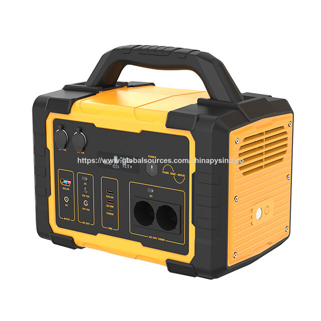 Station d'Énergie Portable 1500W - Jaune