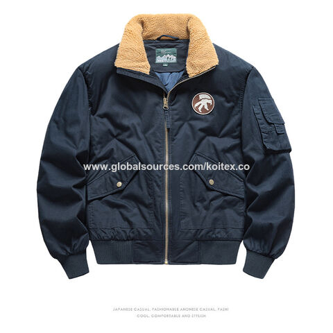 Men Jacket New Fashion Casual Men Coat Pilot Bomber Jacket Solid Stand Collar Male Brand Jackets main image 1