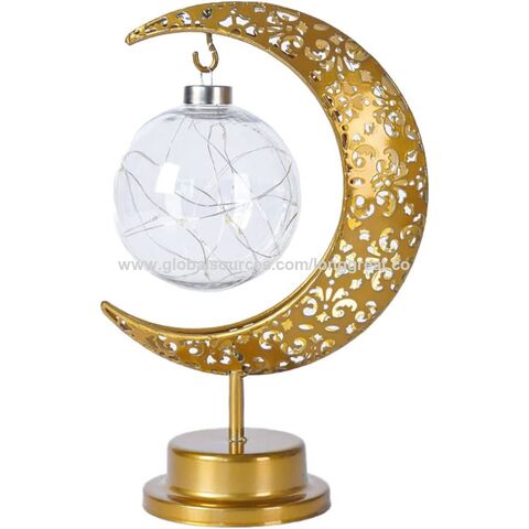 Ramadan Light, Eid Mubarak Light Islamic 3D Moon Star Decors Lights,Eid Ornaments Gift for Muslims,Islamic and Ramadan Table Decor for sale at factory direct price