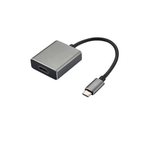 Aluminiumgehäuse USB 3.1 Typ C Stecker auf HDMI Buchse Adapter - Hochwertige Signalübertragung