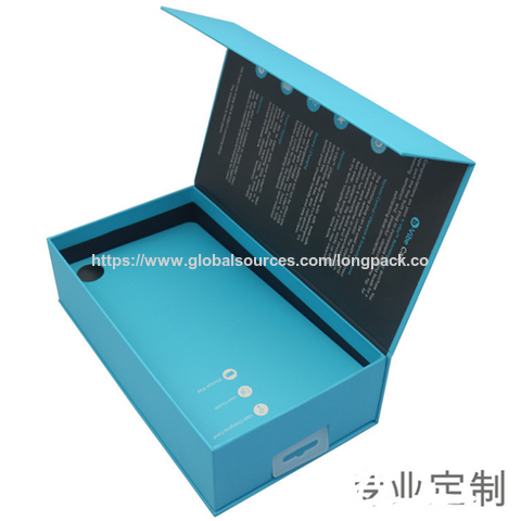 Oem Printed Cardboard Box Rigid Gift Box Foldable Magnetic Paper Box ...