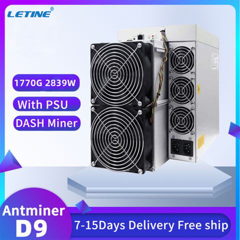 Buy Wholesale China 2023 New Bitmian Antminer D9 1770g 2389w X11 ...