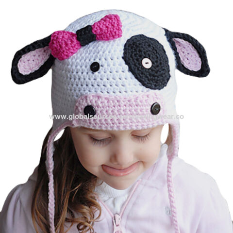 Buy Wholesale China Cute Handmade Crocheted Animal Baby Hats & Hippie ...