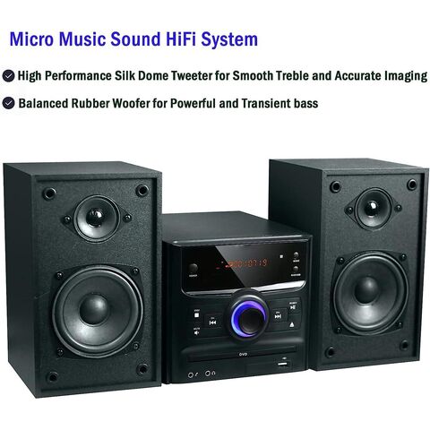 Hifi Speaker System Hi-fi Cd Micro System Bt/cd Player/radio/usb