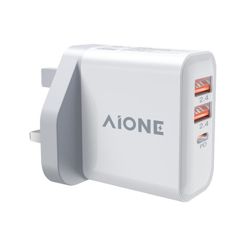 Buy Wholesale China Wholesale 30w 3 Port 2 Usb And 1 Usb-c Travel Wall Charger  With Plug Multi-port Usb Chargers. & Charger at USD 3.3