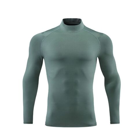 Long Sleeves Active Wear Men's Sports Tops Polyester & Spandex