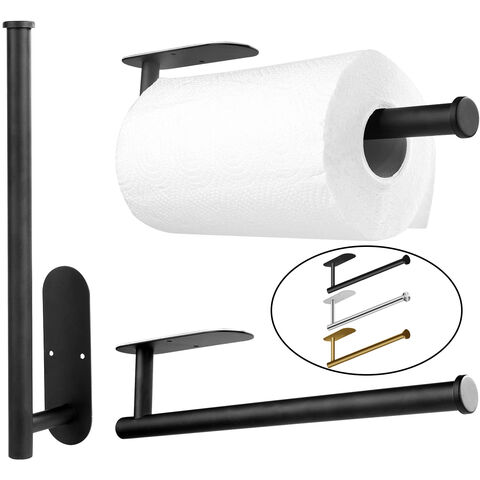 Paper Towel Holders Wall Mount Under Cabinet 13.2In Self Adhesive