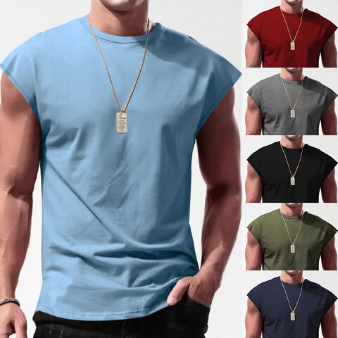 Camisetas informales transpirables para hombre, Camiseta holgada de gran  tamaño, camisetas deportivas de manga corta, de