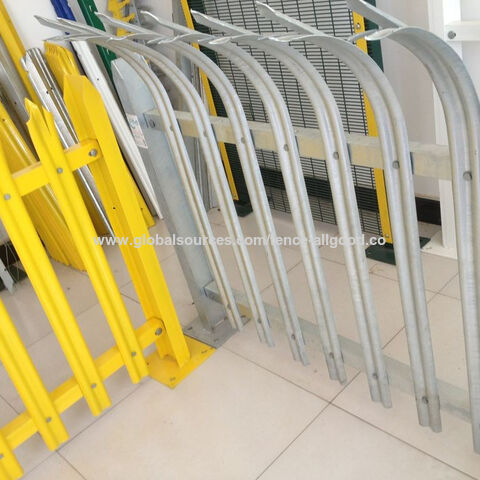 Vallas Metálicas Palisadas de Alta Seguridad [Allgood] con Parte Superior Curvada, Precio de Fábrica y Recubrimiento en Polvo for sale at factory direct price