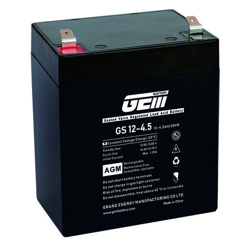 Buy Wholesale China Gem Battery Sealed 12v4.5ah Lead Acid Battery 