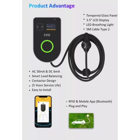 Oem Ev Charging Station 7kw 11kw 22kw Ac Ev Charger Type 1 And Type 2 ...