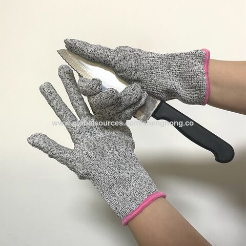 Safe Cut Resistant Gloves Food Grade Level 5 Protection (en388