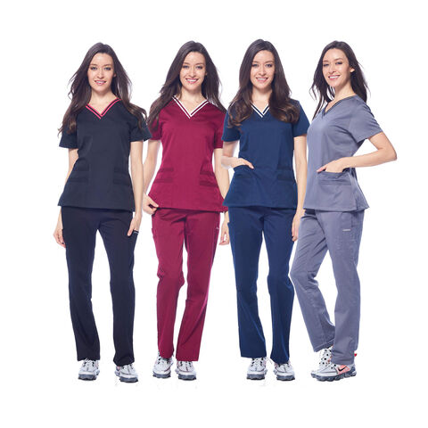 What is Nurses Hospital Uniforms Nursing Scrubs Suit Uniforms Jogger Women  Scrub Sets Uniform