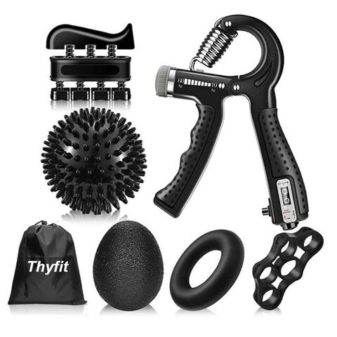 Factory Direct High Quality China Wholesale Hand Grip Strengthener Kit (6  Pieces) Forearm Finger Exerciser Massage Ball Adjustable Hand Gripper  O-ring Grip Trainer $3.2 from Huangyuxing Group Co. Ltd