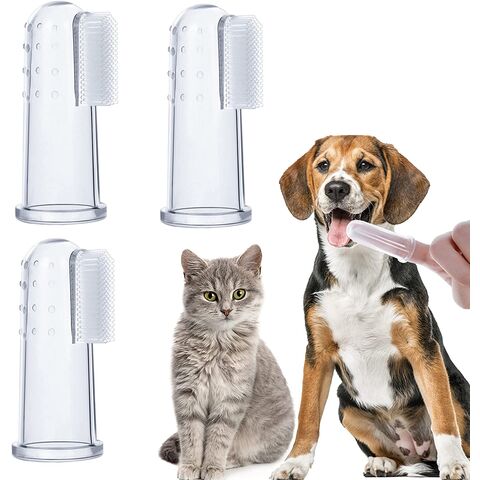 Silicone Finger Toothbrush For Cat And Dog Oral Care main image 0